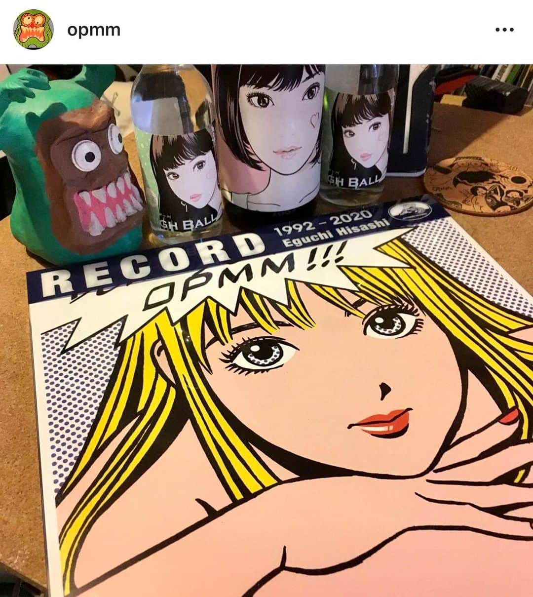 江口寿史さんのインスタグラム写真 - (江口寿史Instagram)「『RECORD』発売から明日で１週間経ちますが、手にしてくれた人たちの嬉しい声が毎日本当にたくさん届いてとても嬉しいです。知り合いにはすでに何人かしてますが、あなたの『RECORD』にサインが入って完成するのはいつになるかな。 こっちも楽しみにしてるよー！」5月12日 0時29分 - egutihisasi