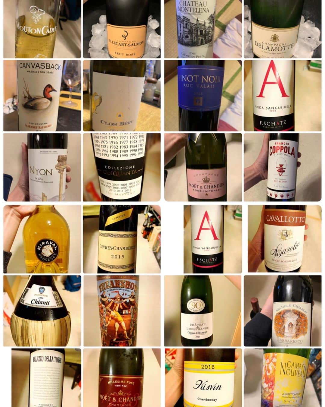 シルビア・グラブさんのインスタグラム写真 - (シルビア・グラブInstagram)「どんどん増えて行く〜♪ #自粛中飲んだワイン #ワイン好き　#winesopenedduringhomeisolation #winelover #stayhome」5月12日 1時06分 - sylviagrab717