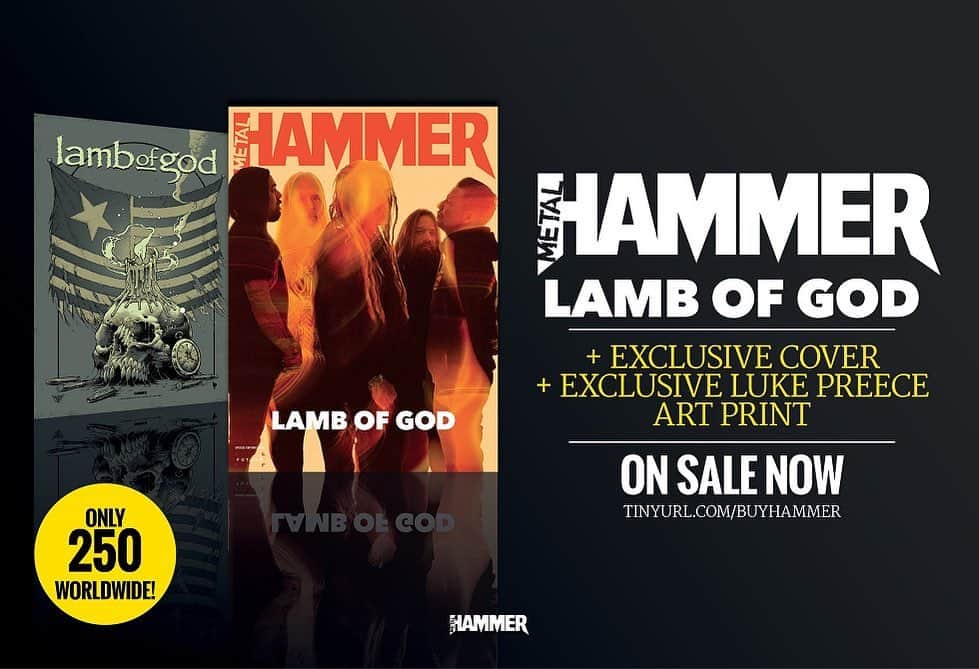METAL HAMMERさんのインスタグラム写真 - (METAL HAMMERInstagram)「We've teamed up with @lambofgod for this limited run of issues featuring an exclusive art print designed by @lukepreeceart. Only 250 worldwide and on sale now from tinyurl.com/BuyHammer #LambOfGod #LukePreece #MetalHammer #HeavyMetal」5月12日 1時14分 - metalhammeruk