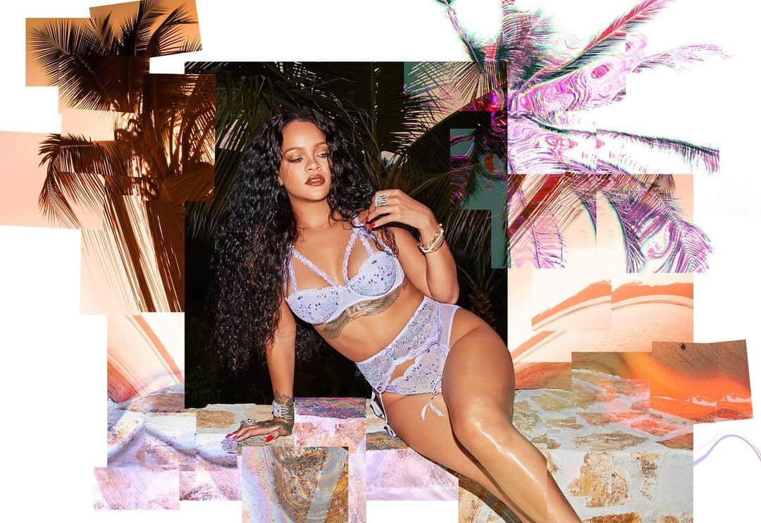 リアーナのインスタグラム：「New Savage for de gal dem! Wanted to give y’all an extra drop cause we turned 2 years old and you guys have been incredible supporters, believed in our brand, appreciated what we stood for, and Ofcourse bought hella @savagexfenty! 🥳 Thank you from all of us! 💜 #SavageXSummer」