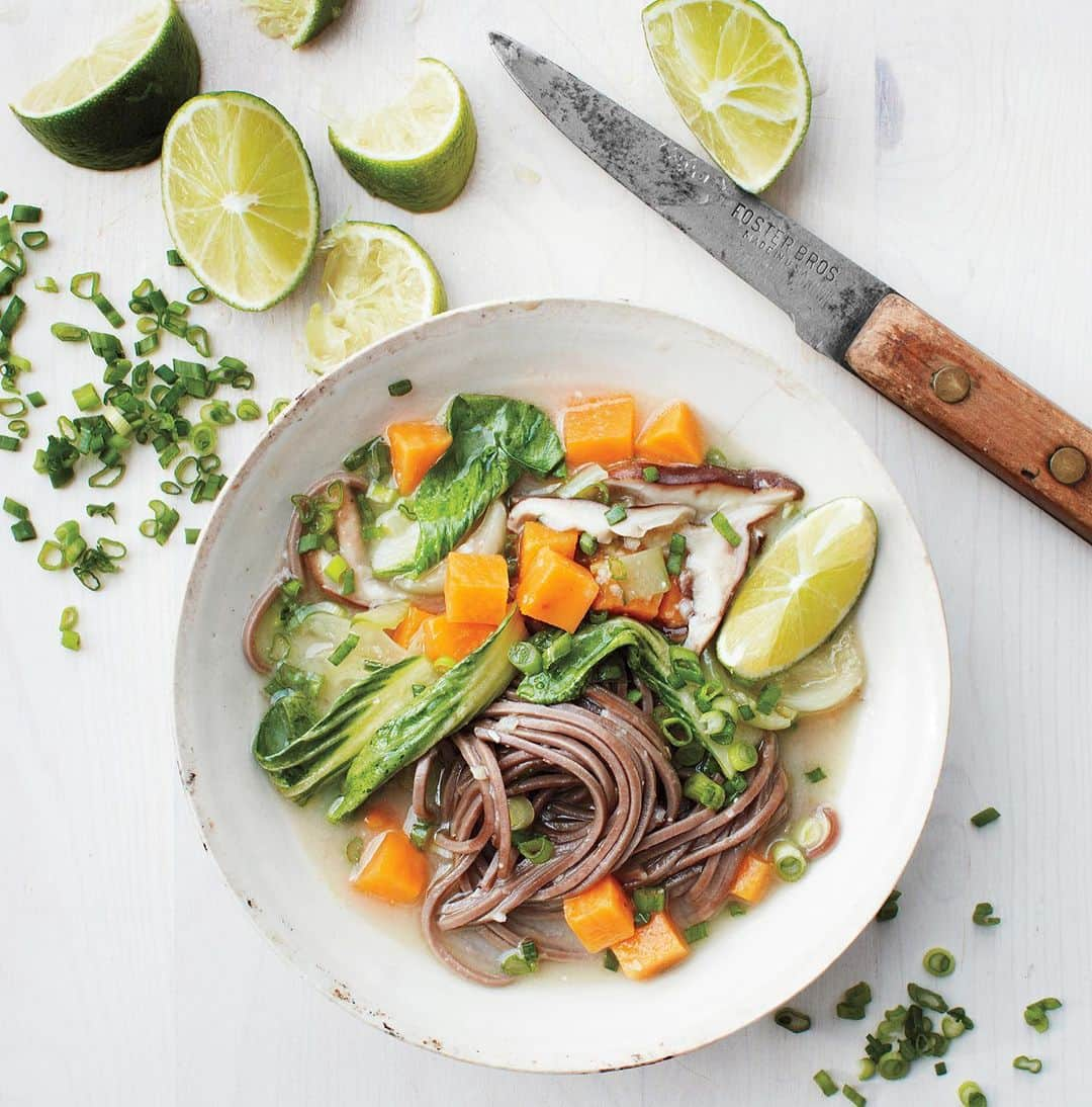 マーサ・スチュワートさんのインスタグラム写真 - (マーサ・スチュワートInstagram)「Nourishing and super healthy, prepare this quick vegan #meatlessmonday dinner for your family tonight. It's loaded with sweet potatoes, bok choy, and shiitake mushrooms. Sweet white miso is the ingredient that creates that can't-get-enough flavor in every spoonful. Get the full recipe at the link in bio. 📷: Marcus Nilsson」5月12日 7時22分 - marthastewart