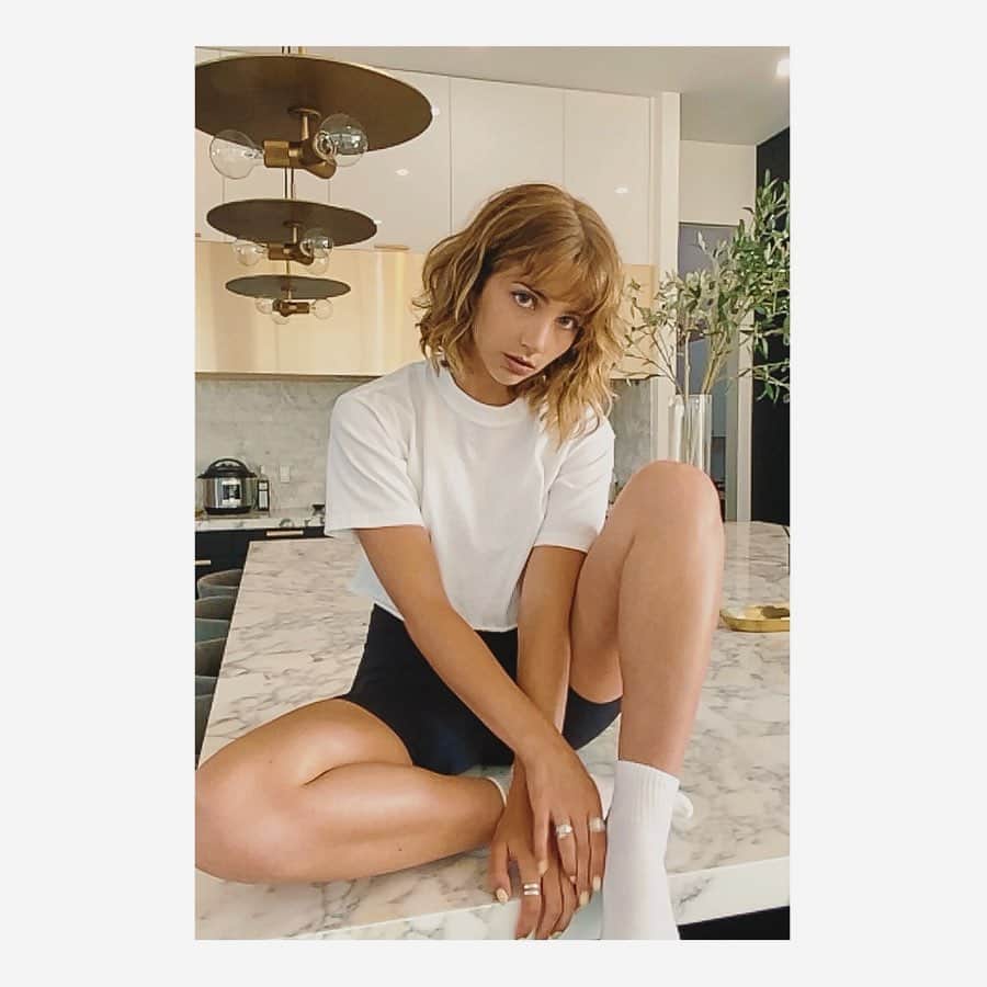 エミリー・ラッドのインスタグラム：「did one of those ft shoots with my fav @frankie_marin」