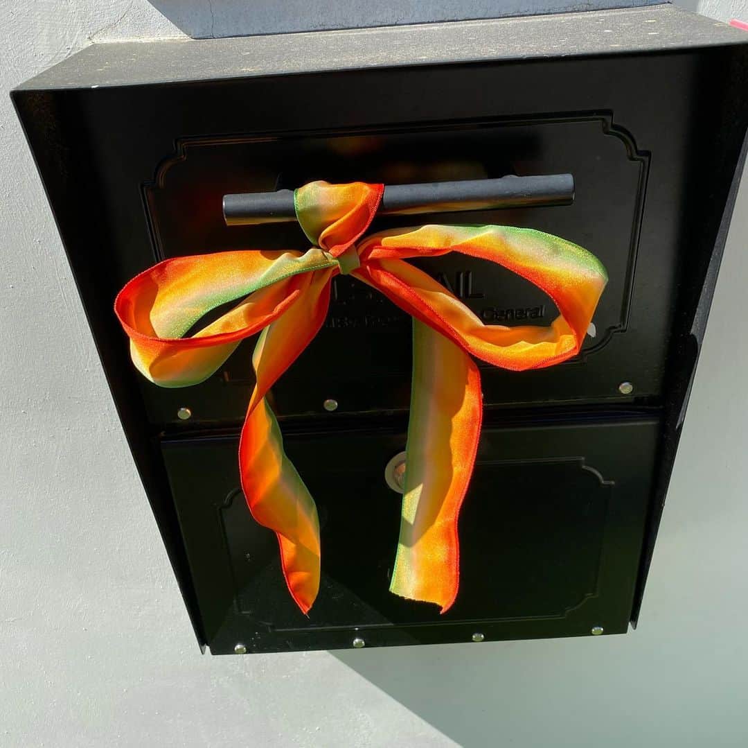 ジェリー・ライアンさんのインスタグラム写真 - (ジェリー・ライアンInstagram)「Join me in thanking our front line workers! I joined the #TieAnyRibbon movement and tied a ribbon/bow to the front of my house to show front line workers my thanks and support. It’s simple… find anything you already have in your house, such as gift ribbon or even a towel if that’s all you have, and tie it somewhere visible on your home. A tree, balcony, mailbox.  Choose any color so we can make a rainbow of thanks for everyone working the front lines. Be sure to share your photos on social media and use the hashtag #TieAnyRibbon!」5月12日 7時43分 - jerilryan
