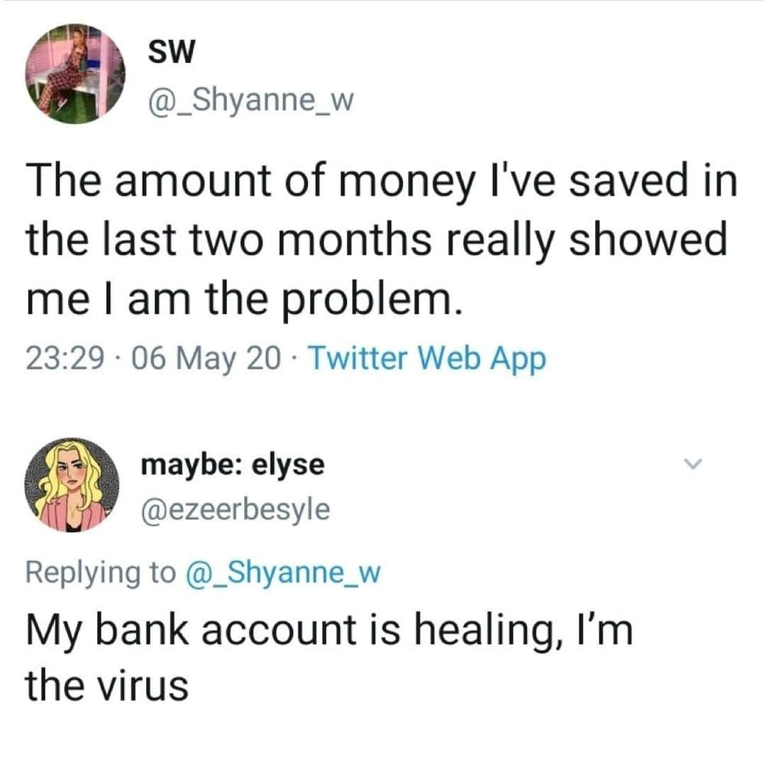 9GAGさんのインスタグラム写真 - (9GAGInstagram)「money has returned to wallet, nature is healing.⠀ #savings #9gag」5月12日 10時09分 - 9gag