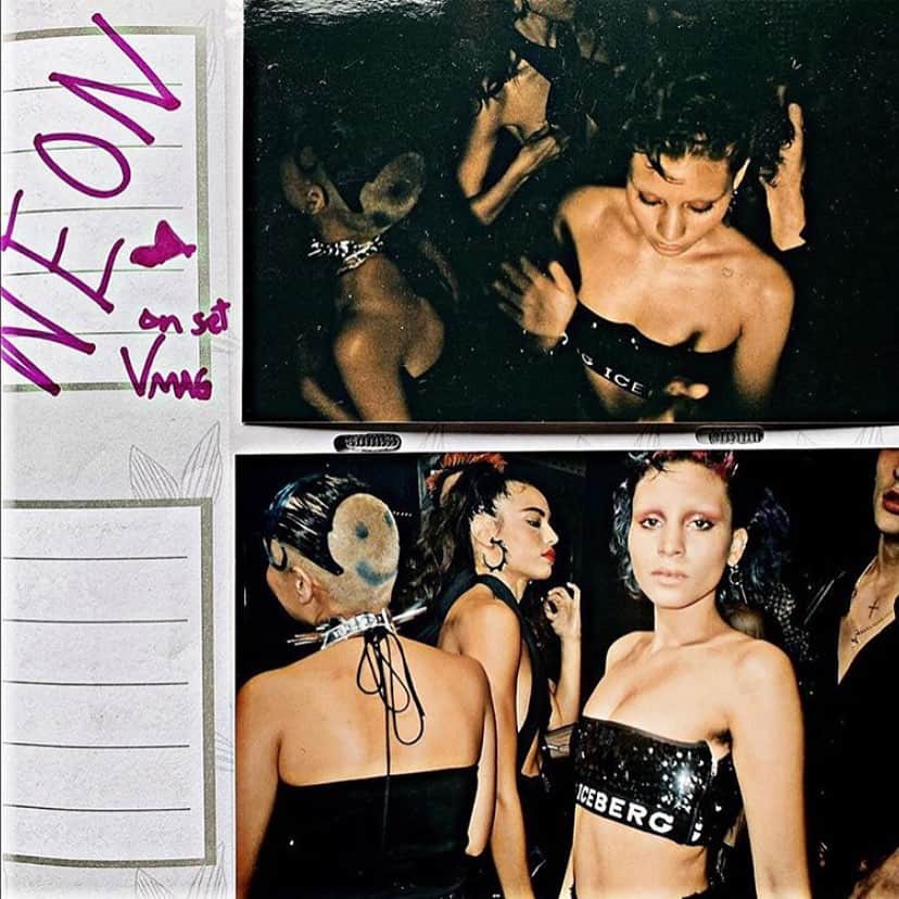 ジェームスロングのインスタグラム：「Back to the fashions because it’s what we know and miss by @annatrevelyan @ewenspencer 🇮🇹❤️🏳️‍🌈 photo by @moroccobrittt documenting the shoot」