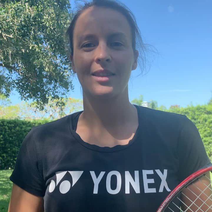 タチアナ・マリアのインスタグラム：「🎾Gewinnspiel🎾! Wer wird der nächste Grand Slam Champion mit einem YONEX Schläger? #tollePreise #follow @yonex_tennis.de」
