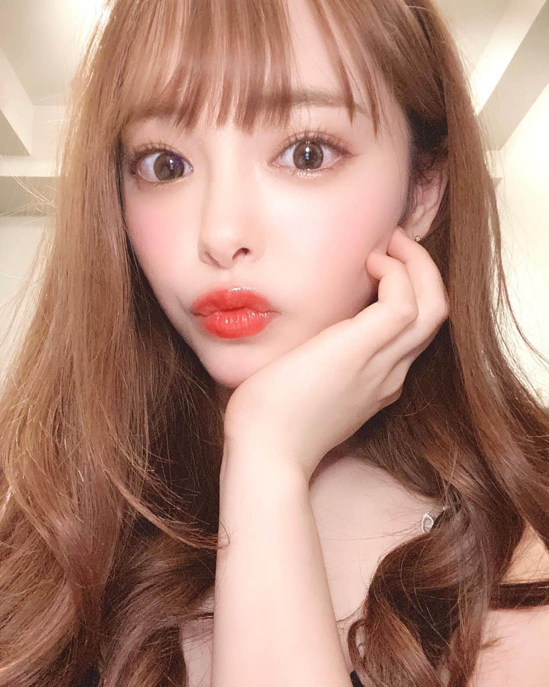 小倉由菜さんのインスタグラム写真 - (小倉由菜Instagram)「🎀 ・ まつ毛キレイにあがった！👀✨ #selfie #makeup #셀카」5月12日 16時50分 - ogura_yuna