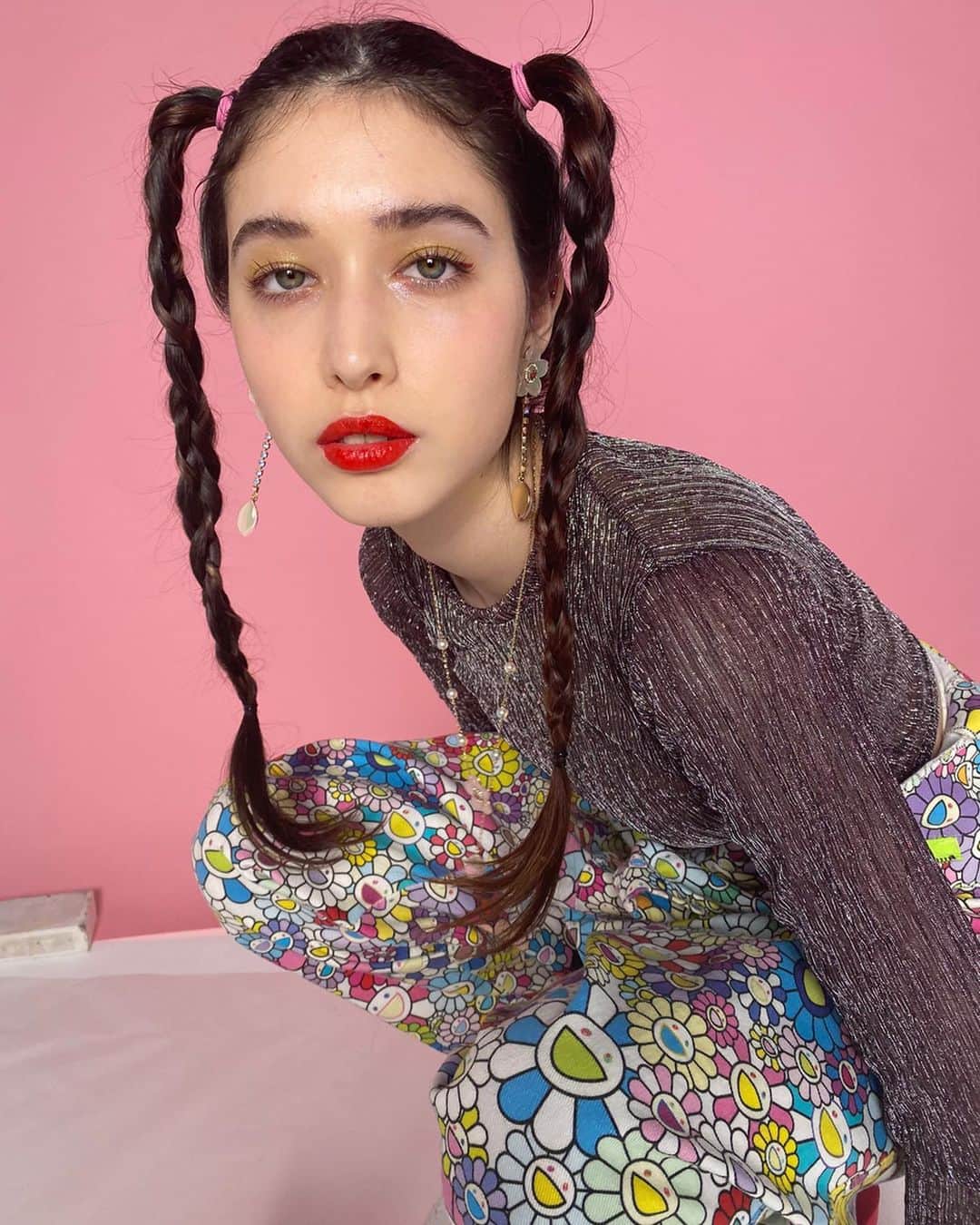 高橋有紀のインスタグラム：「hairmake🌈 #osakana_yuki」