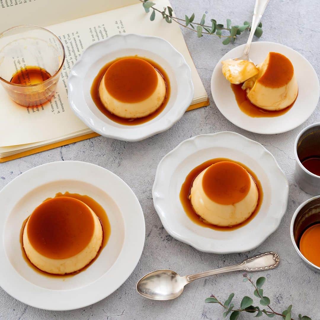 marimoさんのインスタグラム写真 - (marimoInstagram)「Pudding プリン🍮 . 今月の通信講座のメニューです ...