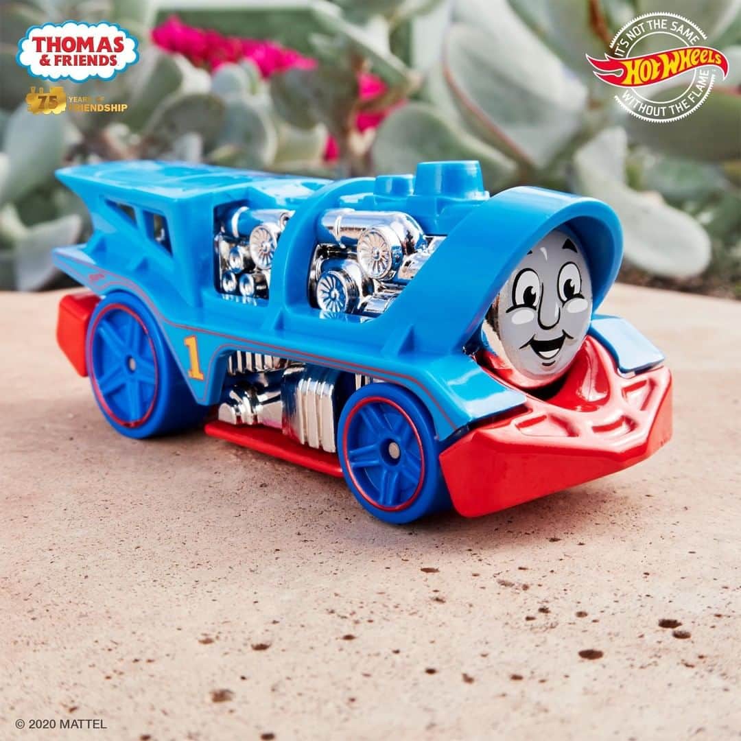 Hot Wheelsさんのインスタグラム写真 - (Hot WheelsInstagram)「All aboard! Celebrate 75 years of friendship with the @thomasandfriends Anniversary die-cast. 🚂 Part of the HW Metro mini collection. #HotWheels #Thomas75 #ThomasAndFriends」5月13日 1時00分 - hotwheelsofficial