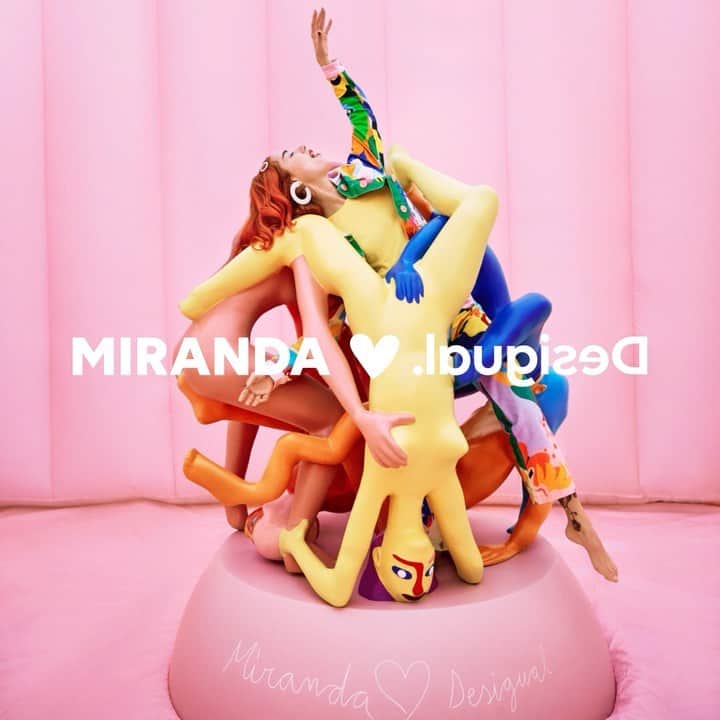 デシグアルのインスタグラム：「So far only Miranda’s friends were able to enjoy the collection. Now, you can join them too.  #MirandaLovesDesigual #LifeWillBeawesomeAgain」