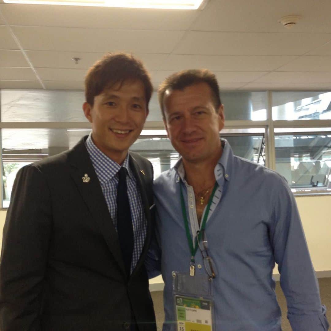 福西崇史さんのインスタグラム写真 - (福西崇史Instagram)「. ドゥンガ2013ブラジル🇧🇷⚽️ . 会えて嬉しかった喜び〜😭 . 伸二にも、ヒデにも会えた思い出✨ . #ドゥンガ #dunga #もう怒られない #笑 #brazil #コンフェデレーションズカップ #soccer #小野伸二 #中田英寿 #思い出」5月12日 21時25分 - takashi_fukunishi