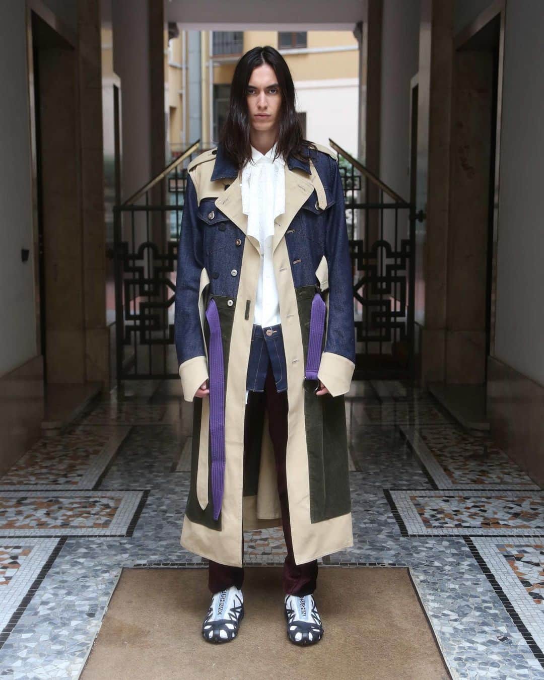 アツシナカシマのインスタグラム：「#atsushinakashima #アツシナカシマ #mfw #milanfashionweek #moda #ootd #outfits」