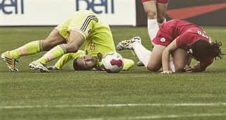 大儀見優季のインスタグラム：「Had a bad accident... #gamefacechallenge」