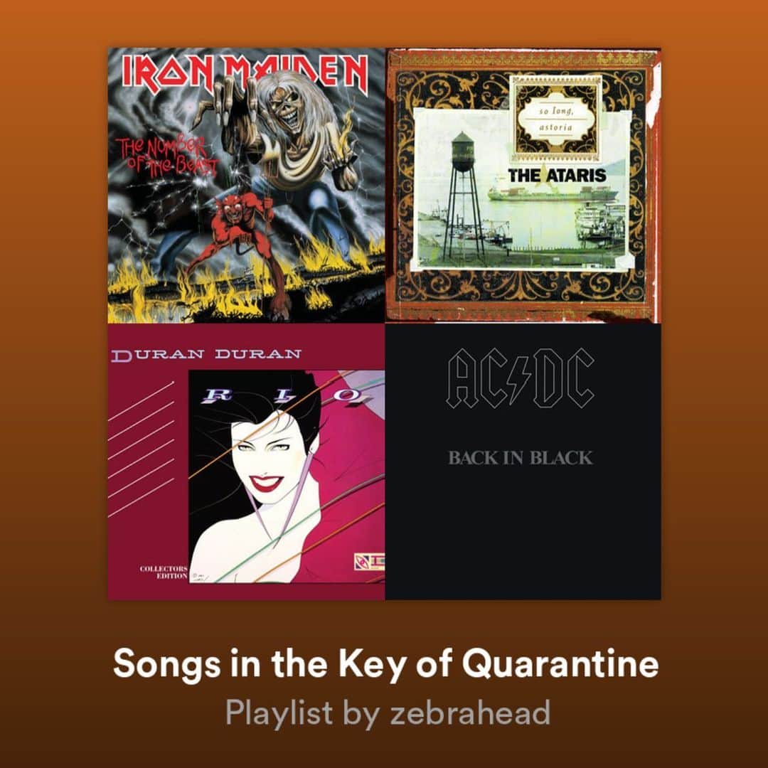 Zebraheadさんのインスタグラム写真 - (ZebraheadInstagram)「Songs in the Key of Quarantine 80's Edition is updated and ready for listening...Covers and originals mixed together of some of the songs that moved us all to that happy place......go give it a listen and a follow. The link is in our bio!  #zebrahead #songsinthekeyofquarantine #spotify #spotifyplaylist」5月13日 9時51分 - zebraheadofficial