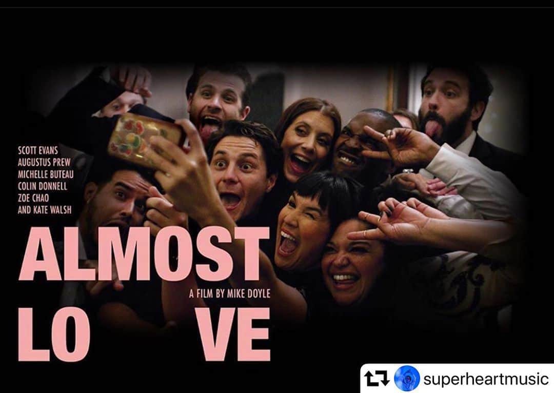 マイケル・ドイルのインスタグラム：「The music is hands down one of the things I’m most proud of with this film, from our incredible score by @dabneymorris to our source tracks, in particular, “Count on Me” by @superheartmusic. Thanks @chrisdouridas and @kcrw for hooking us UP!  #repost @superheartmusic ・・・ So exciting to see ‘count on me’ used in the new film ‘Almost Love’ by @themikedoyle ( out on amazon prime / apple tv now!) first time Superheart music has been used in a film! Thanks to @motorscoutmusic  and of course @akirarecords ✨💙✨」