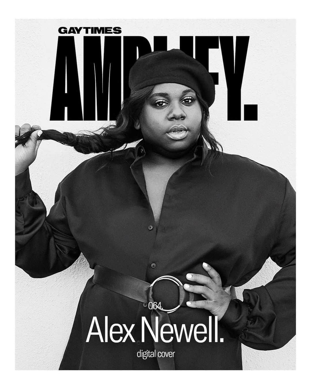 アレックス・ニューウェルのインスタグラム：「Hey @gaytimes thanks for letting me grace your digital cover!!! Link in Bio!! Hair: @madamejeuge  Make-up: @colbymakeup  Styling: @shalevlavan」