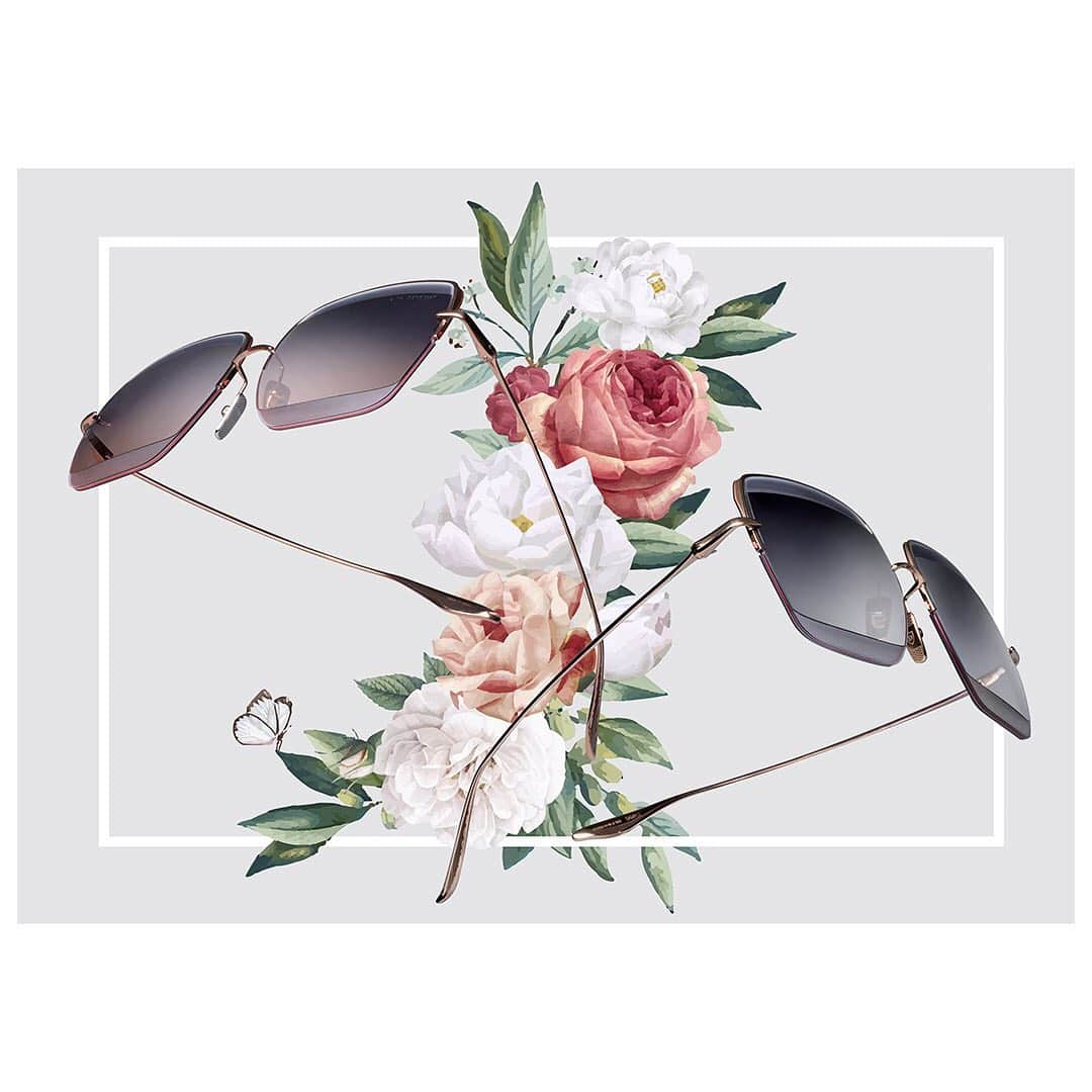 ディタのインスタグラム：「Metamat’s oversized yet delicate proportions continue DITA’s love for chic, elegant frames. Be bold this spring with our most iconic women’s styles.  #DitaEyewear」