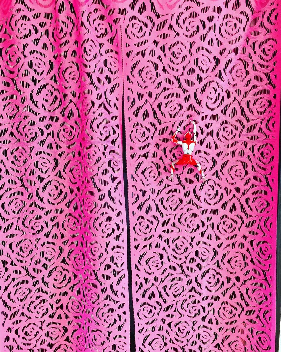 緒月遠麻さんのインスタグラム写真 - (緒月遠麻Instagram)「☺︎ 夏の暖簾買いました☀️ ただただ 不思議と 昭和感香り立つ マイルームになりました🤎🏠🤎笑 #薔薇暖簾 #かわいい」5月13日 17時56分 - toma_ozuki