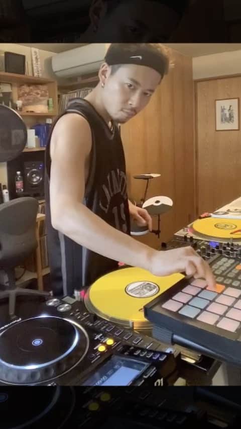DJ HALのインスタグラム：「request from @dj_kekke  next .... @djyutaro 🔥  Big Respect  @djhazime @djwatarai @yellowbucks_tttg @zeebra_news @clubharlem  And All Scratching DJ’s👏🏾👏🏾👏🏾 @lafayettecrew  #DoItScratchChallenge #clubharlem」