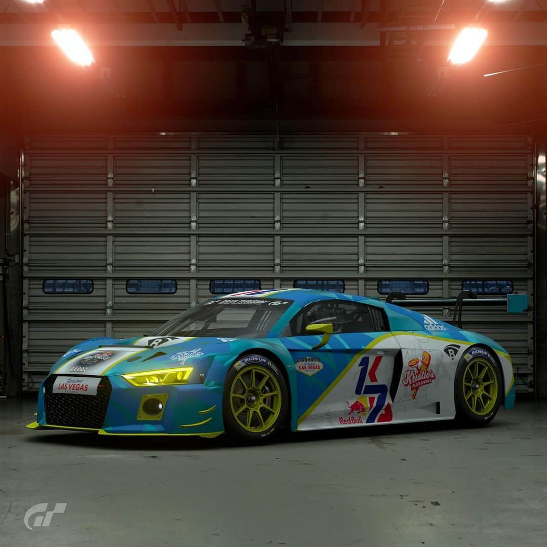 クリス・ブライアントのインスタグラム：「This Thursday I’ll take on some of the best drivers on the planet in Red Bull Homestretch, a 10-driver virtual race on Gran Turismo. Swipe to check out my cars and see what I’m racing! Watch the big race on http://twitch.tv/redbull on Thursday, May 14th at noon Eastern. Hit the link in bio for more info!  Gran Turismo Livery Design Credit: @seanbulldesign」