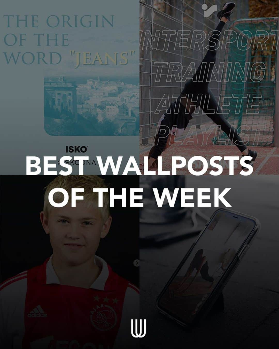 Wannahavesさんのインスタグラム写真 - (WannahavesInstagram)「Check out the best wallposts from our clients! 🔥  Find out the meaning of the word “jeans” and let @iskodenim guide you. Discover the latest hits in the new athlete playlist together with @intersporttraining. 🎧 Who are these young players? ⚽️By being creative with content, we continue to produce unique content on @intersportfootball. And if you are looking for new phone accessories check @clckrofficial for the latest products. 📱💯」5月14日 3時23分 - wannahaves