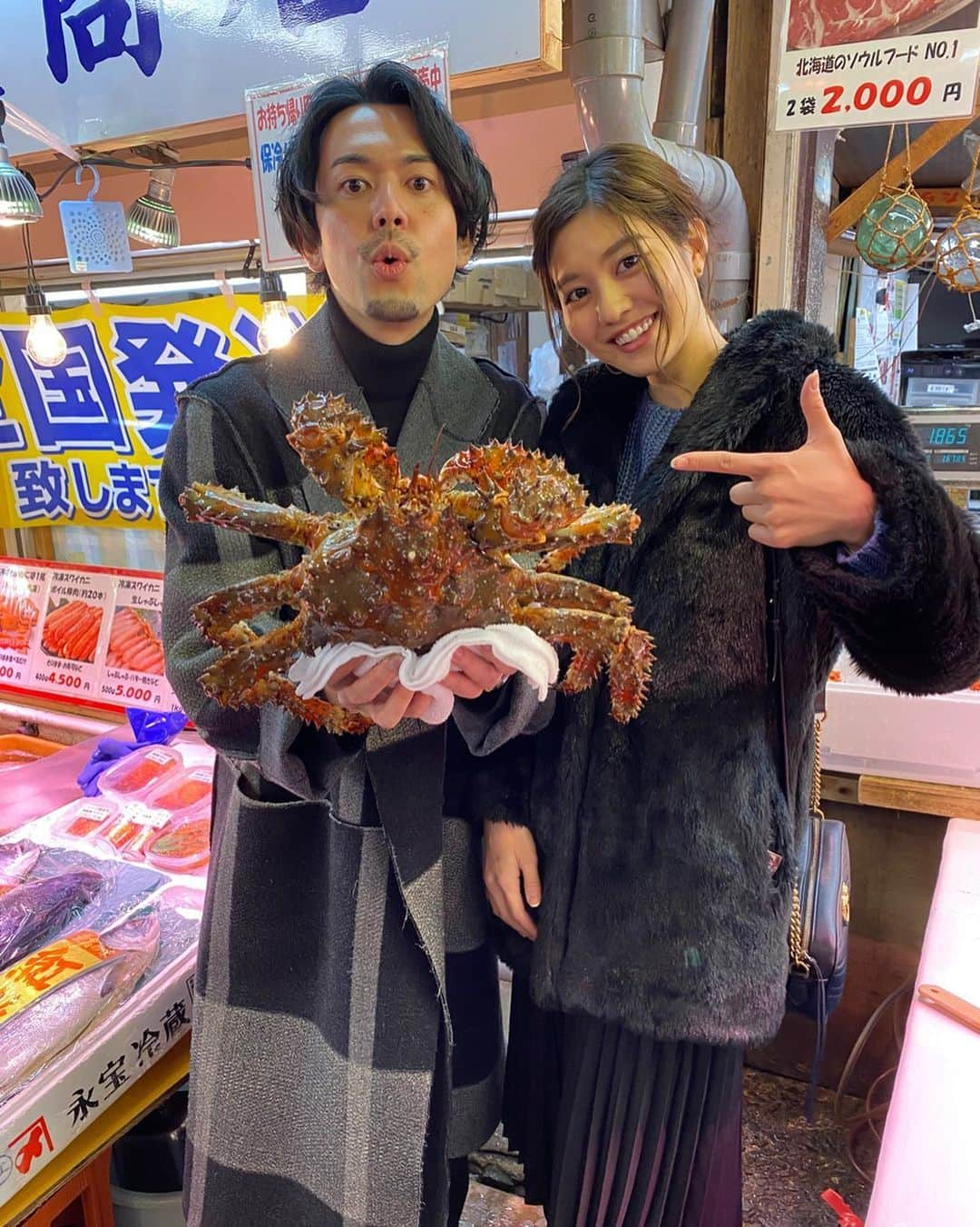 新野俊幸のインスタグラム：「🦀🦀🦀」