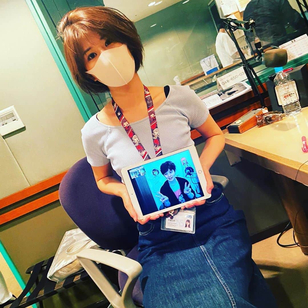 三浦祐太朗のインスタグラム：「#NACK5 #キラスタ 本日もリモートでお届け致しました。明日もよろしくお願いします🥓 #リモートワーク #斉藤百香 #三浦祐太朗」
