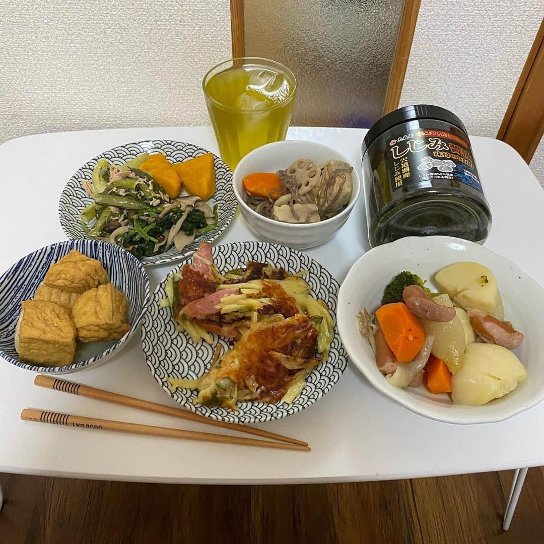 小田幸平のインスタグラム：「夜ご飯❗️#愛媛マンダリンパイレーツ#晩ごはん#読売ジャイアンツ#中日ドラゴンズ#はげch」