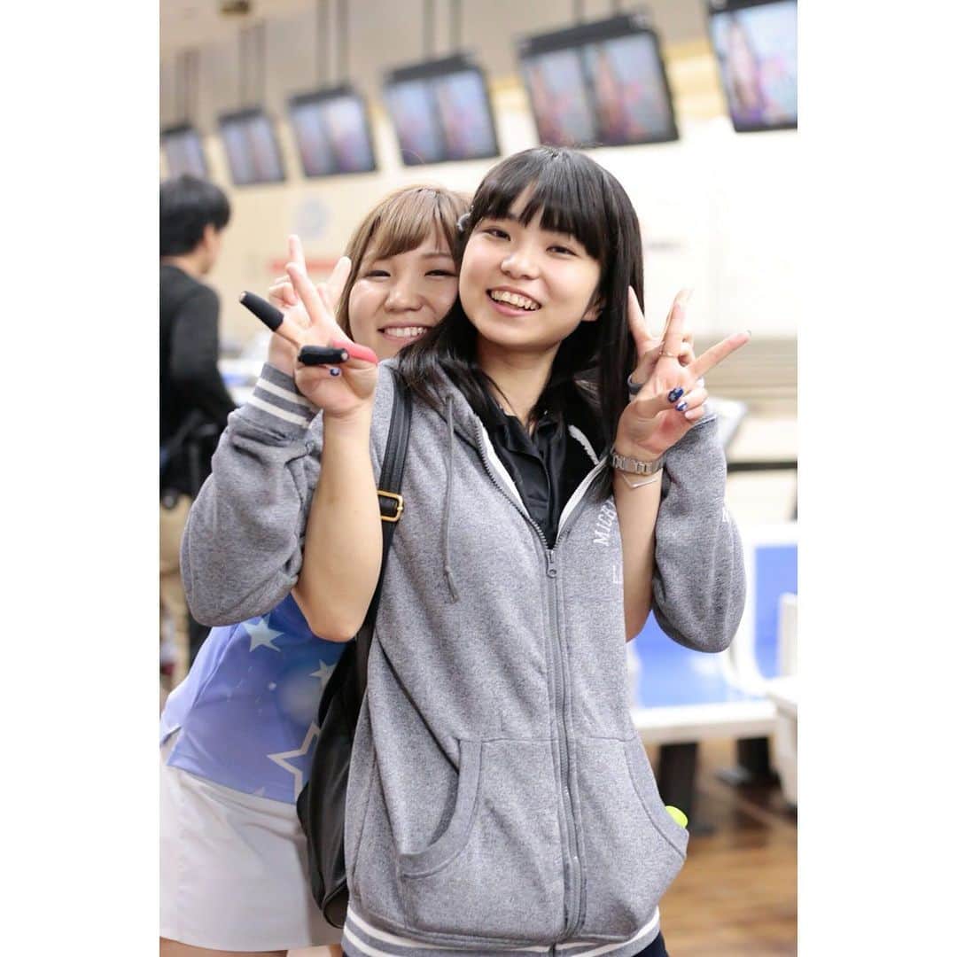 寺下智香（プロボウラー）のインスタグラム：「大好きななっぴーにお話聞いてもらいました💓元気出たー💓 大事にしたい1人です☺️ #なっぴー #親友 #と私は思ってる（笑）#いつもありがとう #大好き」