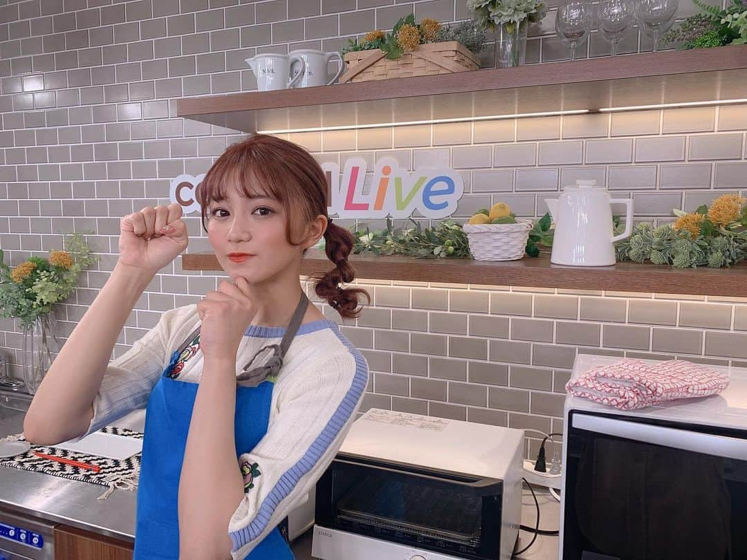 星名美怜さんのインスタグラム写真 - (星名美怜Instagram)「♥♥♥﻿ .﻿ #cookpadlive﻿ ご視聴ありがとうございました♥♥﻿ ﻿ 己との対決！﻿ キンパ成功してホッとしたし美味しかったし♥﻿ 厚焼き卵ってなんだ？となっておりましたが﻿ なんか美味しかったです笑﻿ ﻿ みんなもぜひぜひキンパ作ってみてね！﻿ #cookpadlive﻿ #対決エビ中ごはん﻿ をつけて投稿してください💐﻿ ﻿ 厚焼き卵今度教えていただく予定…笑﻿ .﻿ #mireinsta﻿ #星名美怜﻿  #cookpadlive #対決エビ中ごはん」5月13日 22時53分 - hoshina_mirei_official