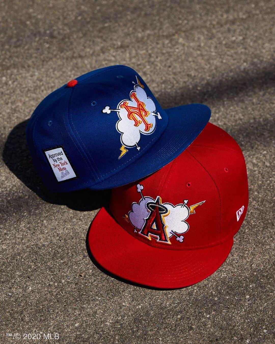ニューエラ・キャップのインスタグラム：「Leave the competition in the dust with the MLB Cloud Collection. Available in select teams at neweracap.com . Link in bio ⛅️」