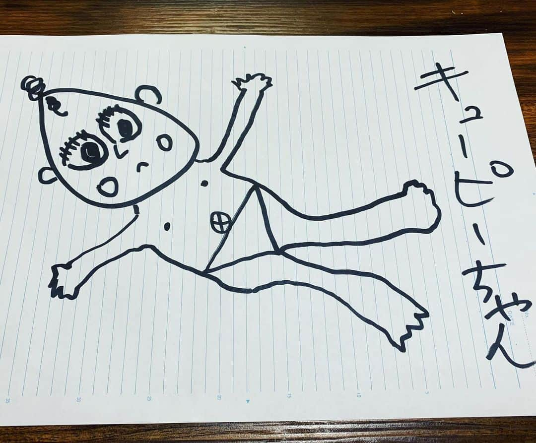 川口徹道さんのインスタグラム写真 - (川口徹道Instagram)「#想像で描いてみた  #自粛生活　#自粛絵 #自粛絵画  #画伯　#画伯の絵　#絵　#絵心　#サンタクロース　#キューピーちゃん #  #  #ペンギン  #ペジータ　#スパイダーマン #おうち時間　#吉本自宅劇場」5月13日 23時02分 - tetsumichi0609