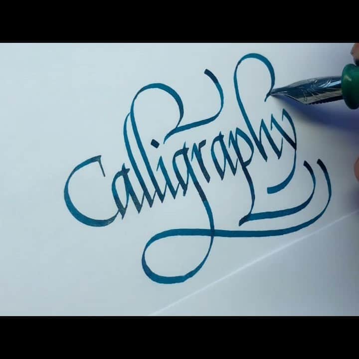 Seb Lesterのインスタグラム：「This pandemic is seriously affecting my ability to edit calligraphy videos.😐🤨🤔」