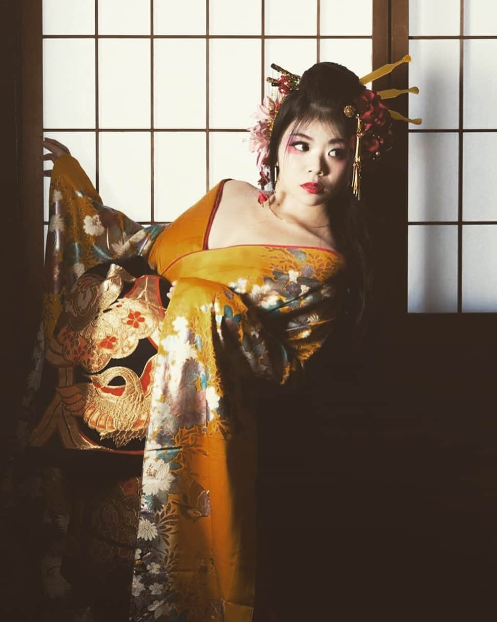 兼田玲菜さんのインスタグラム写真 - (兼田玲菜Instagram)「#遊女 #花魁 #geisya #kimono #samurai #confinement #painful #story #lovemaking #Drama #tv #model  #Japan #performance #殺陣 #兼田玲菜 #renakaneta」5月14日 0時38分 - renakaneta4_samurai