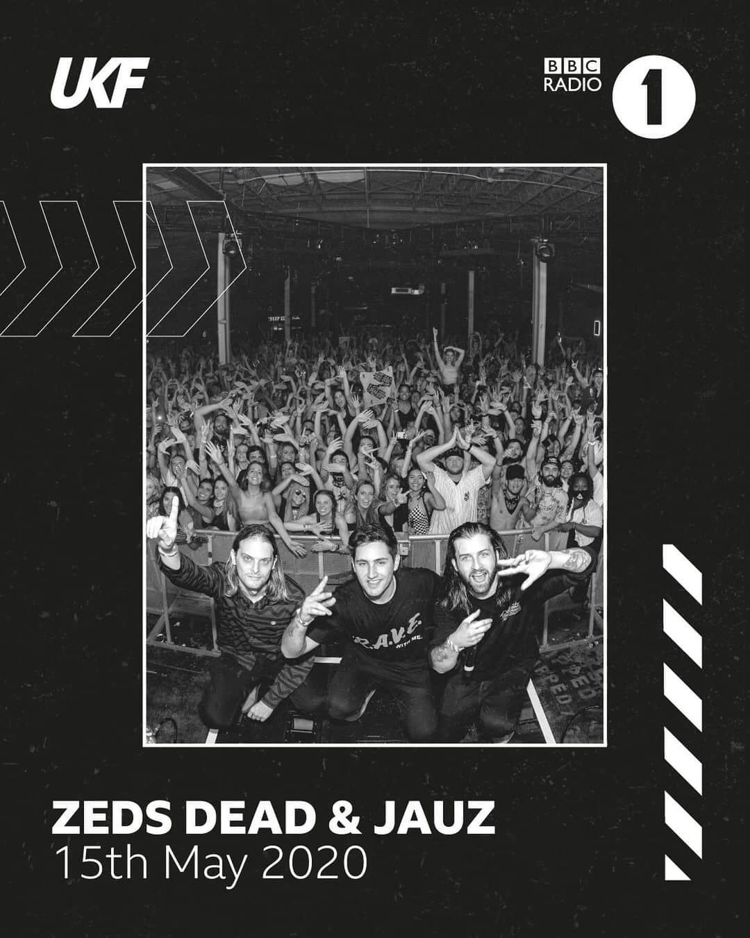 Zeds Deadのインスタグラム：「We’re doing a b2b set with the homie @jauzofficial this Friday night! Airing 7pm PST/3am BST for @ukf’s @bbcradio1 takeover 🤘」