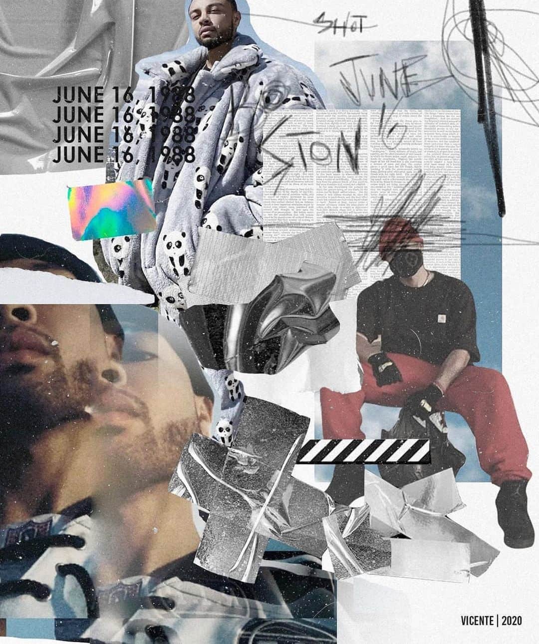 Alfredo Floresのインスタグラム：「fredollage ✂️」