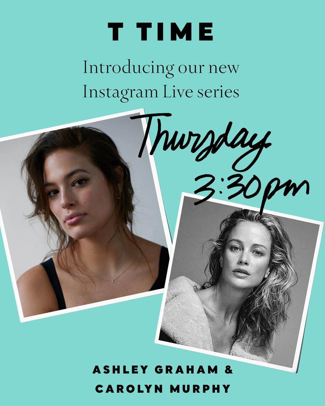 ティファニーさんのインスタグラム写真 - (ティファニーInstagram)「For our third episode of T Time—our new Instagram Live series, we’re joined by @ashleygraham and @carolynmurphy. Tune in tomorrow for a talk with the models, as they discuss disrupting the fashion status quo, motherhood and more. ——— Join us every Thursday at 3:30 PM EDT for T Time—our Instagram Live series where our friends of the house take over to talk, teach, taste, toast, tell stories and tackle a few questions. #TiffanyT1 #TiffanyT #StayHome #StaySafe」5月14日 6時18分 - tiffanyandco