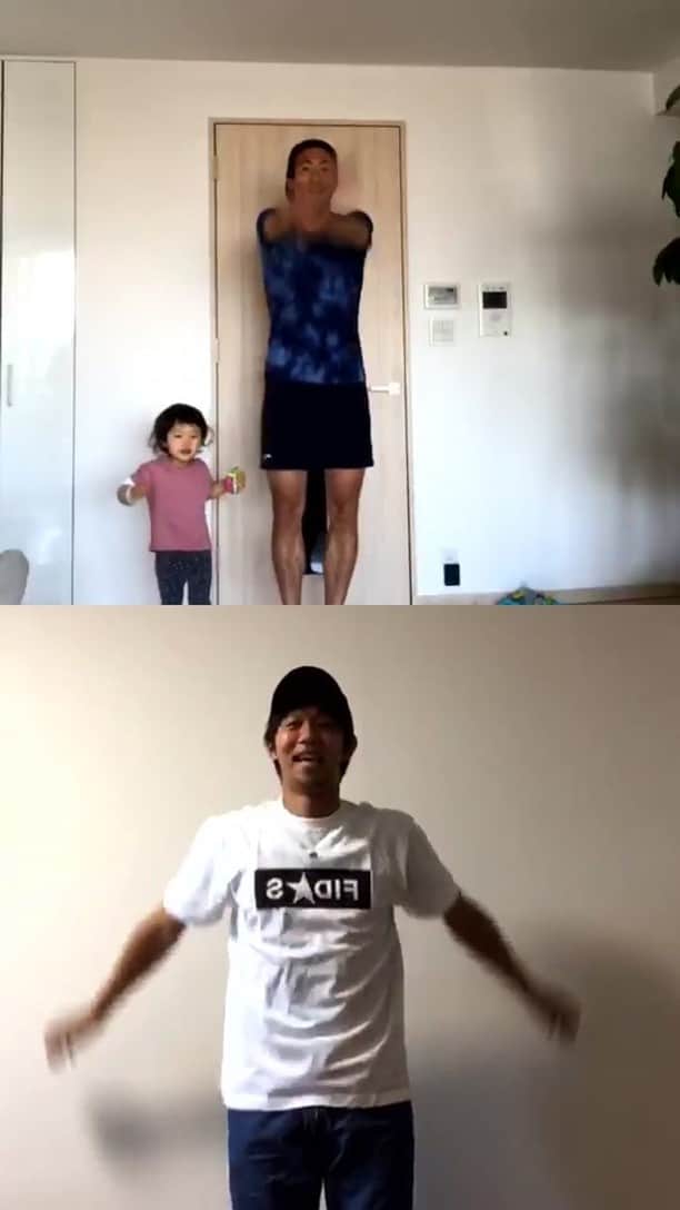 都倉賢のインスタグラム：「毎日の #トクラジオ体操 に清武がゲストにきてくれました！ 少しずつではありますが、朝の新しい習慣の価値を感じてくれる仲間が増えて嬉しいです！ 目指せ1000人！皆さんもハッシュタグ #トクラジオ体操 をつけて感想や気づきを発信して一緒に仲間を増やしていこう！！！ 今日も良い1日を👍」