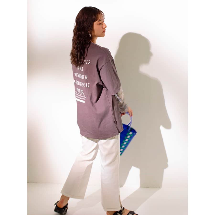 WEGOさんのインスタグラム写真 - (WEGOInstagram)「ㅤㅤㅤㅤㅤㅤㅤㅤㅤㅤㅤㅤㅤ ✔︎back logo big T-shirt ¥1,999+tax size:F ✔︎tie-dye seethrough long T-shirt ¥1,599+tax size:F ✔︎slit center pres pants ¥2,999+tax size:F ✔︎colorful bag ¥1,599+tax size:F ✔︎buckle belt sandal ¥2,999+tax size:M/L ㅤㅤㅤㅤㅤㅤㅤㅤㅤㅤㅤㅤㅤ @mitoyokota  ㅤㅤㅤㅤㅤㅤㅤㅤㅤㅤㅤㅤㅤ #WEGO #WEGOMagazine #spring #summer #fashion #ladies #レディース #Tシャツ #ロゴTシャツ #Tシャツコーデ #ホワイトパンツ #メルカドバッグ」5月14日 12時30分 - wego_official