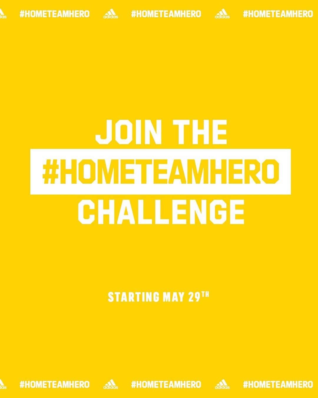 adidasさんのインスタグラム写真 - (adidasInstagram)「Join the #HOMETEAMHERO Challenge, the ultimate donation rally to give back to our frontline heroes who never stopped moving for us. ⁣⁣⁣ ⁣ ⁣⁣⁣ Every active minute counts in the adidas Running and Training apps (@adidasruntastic) and select partner apps. We will donate $1 for every one hour collectively logged to the #COVID19Fund for @WHO, up to one million hours.⁣⁣ ⁣⁣⁣ ⁣⁣ That’s one million hours together. One million hours dedicated to those who are working to keep us safe.⁣⁣⁣ ⁣⁣⁣⁣ 🗓 Starts May 29 ⁣⁣⁣ Learn more now at adidas.com/HOMETEAMHERO⁣⁣ ⁣⁣⁣ ⁣ @UNFoundation」5月14日 23時00分 - adidas