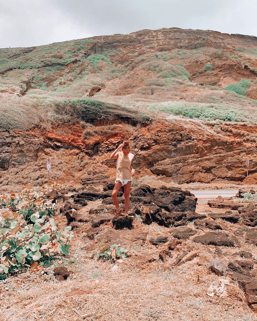のインスタグラム：「The place was surrounded by woodland with wonderful fresh air⛰🏜🌵 So cozy passionate Hawaii 癒やされる海と情熱的な山どちらのパワーも偉大🔥😊 早く会いに行きたいな🤎 #inmyhead #cameraroll  #orangeandgreen #passion #earth #Hawaii #cozy」