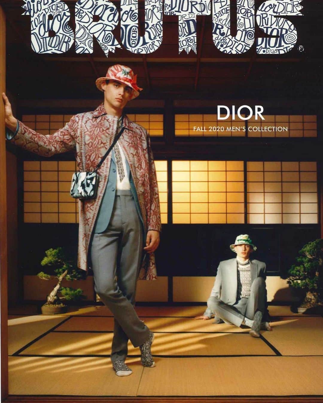 キム・ジョーンズのインスタグラム：「@brutusmag @dior special by @nikolaivonbismarck featuring fall collection with @shawnstussy shot in Tokyo pre lockdown」