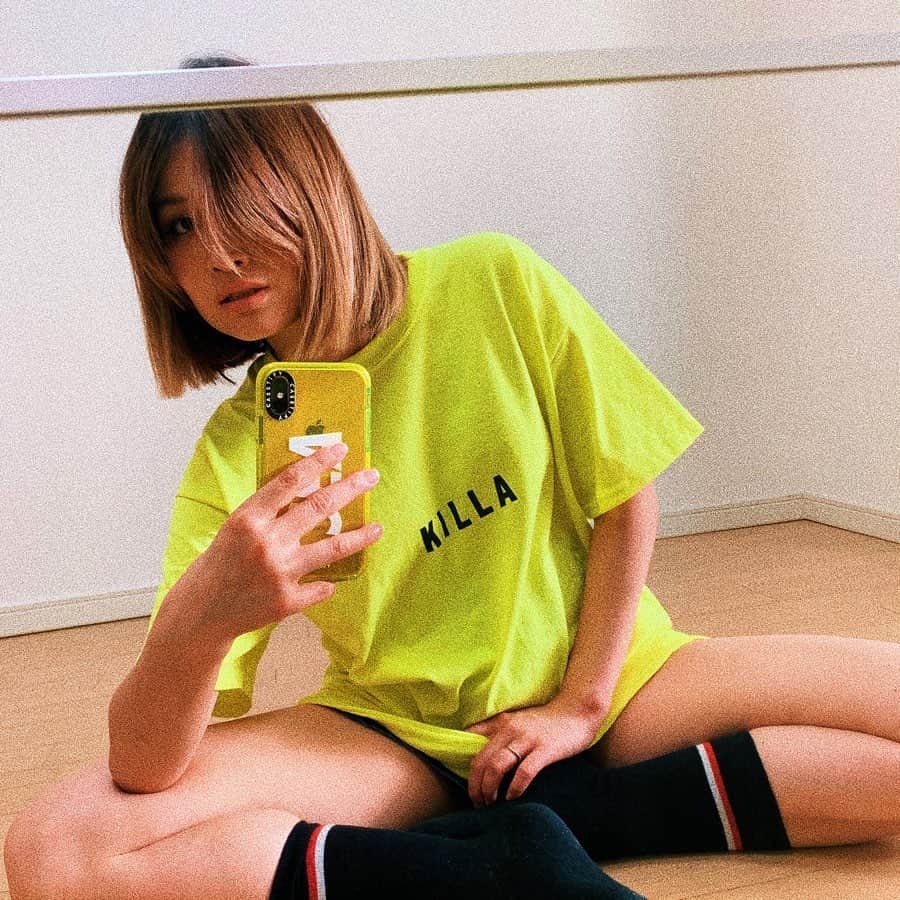 HARUKA MUTOのインスタグラム：「🥎🎾🥎🎾﻿ ・﻿ ・﻿ @fashion_killa_apparel ・﻿ ・﻿ ・ I'M READY FOR SUMMER🌴 大好きな兄ちゃんのブランド﻿ checkしてね✅﻿ @lyricalthanks_naoto  #fashion #fashionkillaapparel #summerstyle #ootd」