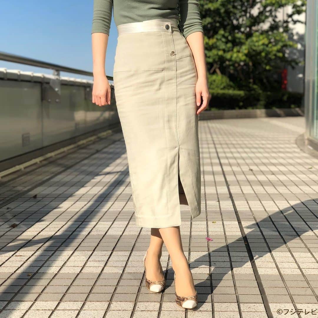 フジテレビ「めざましテレビ」さんのインスタグラム写真 - (フジテレビ「めざましテレビ」Instagram)「5月14日（木） ・ ファッション雑誌CanCamとコラボした お天気コーナー「きょう何着て行く？」 阿部華也子ちゃんの毎日のコーデを紹介♪ ・ 【きょうのコーデ】 ジャケット→#&.NOSTALGIA 3900円 カットソー→#LAGUNAMOON 7500円 スカート→#EMMELREFINES 1万2000円 靴→#セヴントゥエルヴサーティ 2万1000円 ピアス→#アネモネ 2200円 ・ 【コーデのポイント】 今季豊富に出ている着映えデザインのスカートが主役👀 腰に巻いたようなラップデザインに部分使いされたサテンで一枚でおしゃれ感抜群です✨ シンプルなトップスを合わせるだけで今っぽい着こなしが完成しますよ👗 ・ #めざましテレビ #きょう何着て行く？ #阿部華也子 #今日のコーデ#コーデ #CanCam #今日のファッション#ootd #きょう何着て行く？は月〜金朝6時22分ごろ放送！」5月14日 19時06分 - mezamashi.tv