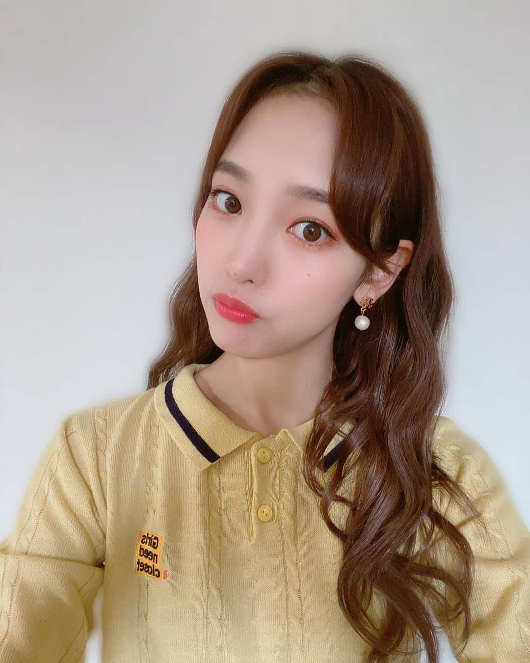 飯窪春菜のインスタグラム：「😗😏😉 ・ ・ はい、ぶりっこ☺️☺️☺️ ・ ・ ・ #selfie  #はるなの毎日  #飯窪ってる」