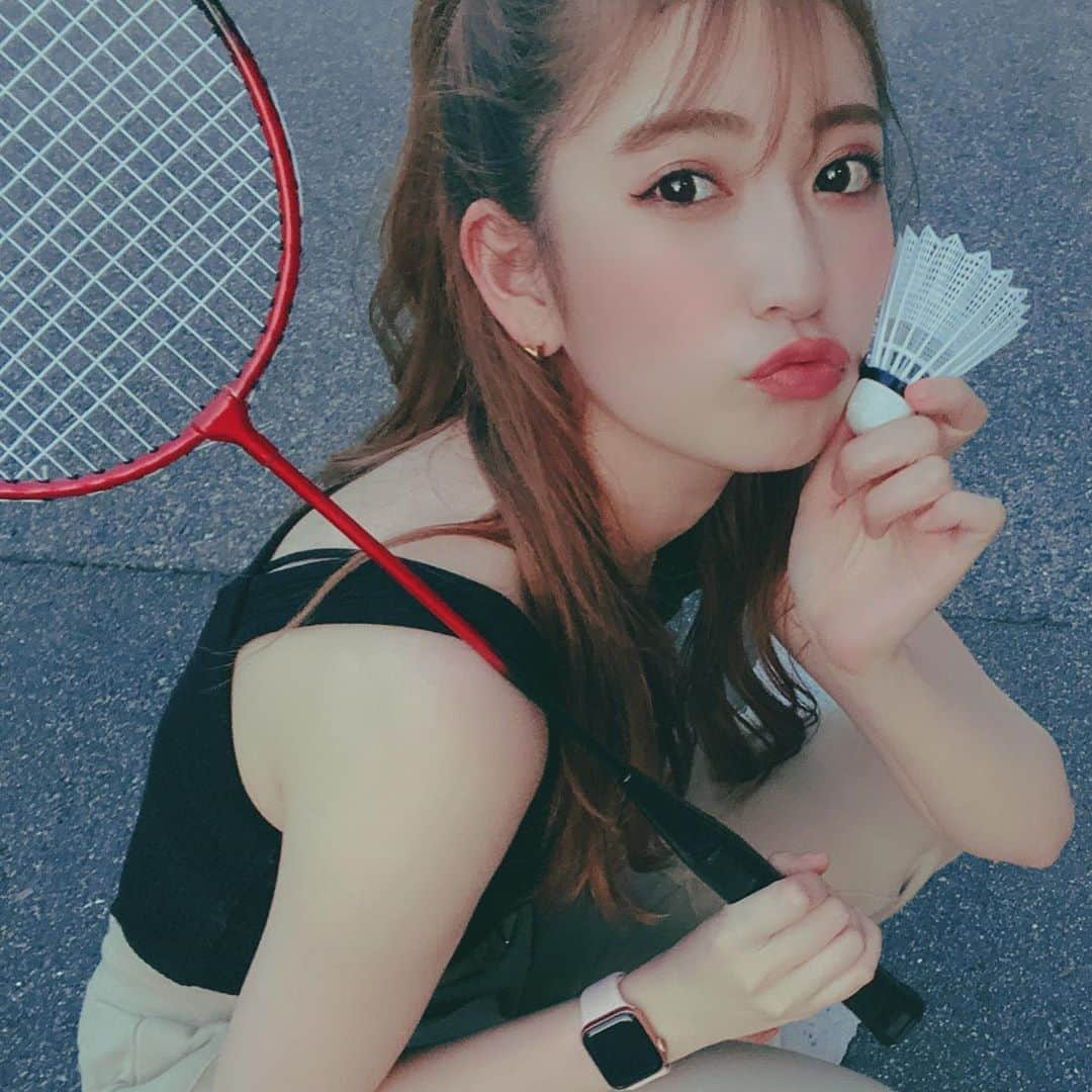 吉田朱里さんのインスタグラム写真 - (吉田朱里Instagram)「本気のバドミントンやった🏸 . #バドミントン」5月14日 20時06分 - _yoshida_akari