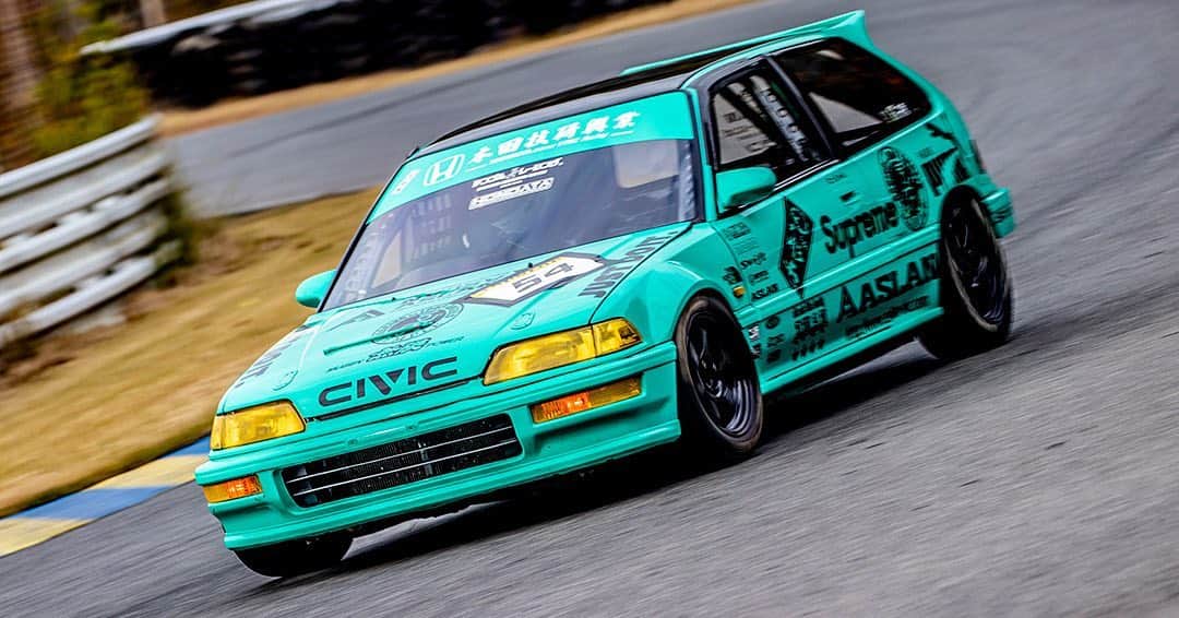 のインスタグラム：「_ ASLAN Honda K-Swapped EF9 CIVIC _ _ Shot on 17-Nov 2019 "HONDA ONE MAKE RACE" organized by @aslan_inc_japan at Central Circuit (Hyogo, Japan) _ owner: @ef.ek.200124 photo: @mistbahn _ JP) 2019年11月17日、セントラルサーキットで開催されたアスランさん( @aslan_inc_japan )主催の「ホンダ・ワンメイク・レース」にて撮影。 _ _ #hondaonemakerace #aslan #アスラン #aslan_inc_japan #centralcircuit #セントラルサーキット #civic #hondacivic #ホンダシビック #シビック #ef9 #ef #efcivic #k20 #k20a #kswapped #kseries #kswap #kanjo #kanjozoku #templeracing #テンプルレーシング #ctac #tuningcartimeattack #timeattack #timeattackjapan #hondata #brideseats #becauseracecar #hondasontrack」