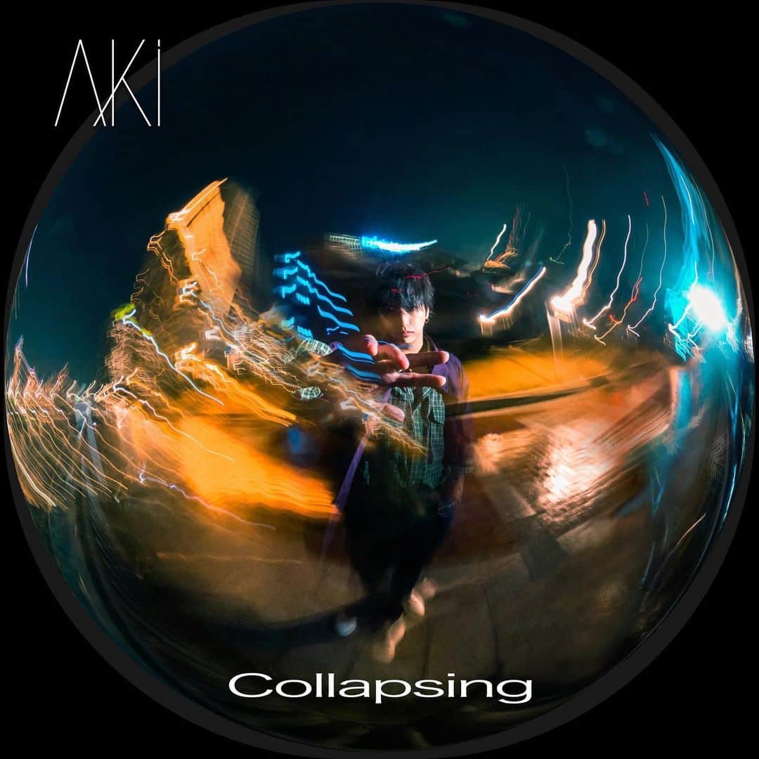 宮上元克のインスタグラム：「私ぶっ叩いております🔥 【AKi】ダウンロード配信限定Single『Collapsing』5/20発売決定！  詳細はコチラ dangercrue.com/AKi/disco.php #AKi #Sid #collapsing」