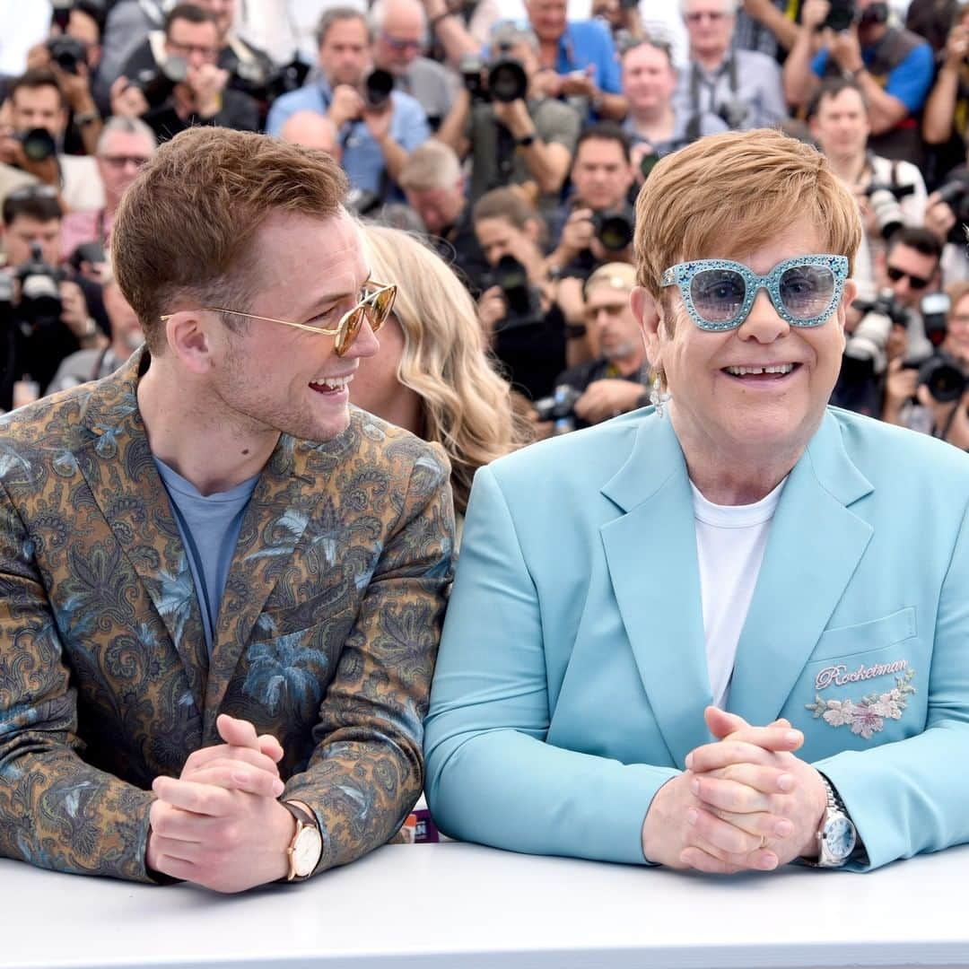 エルトン・ジョンさんのインスタグラム写真 - (エルトン・ジョンInstagram)「One year ago this week, on May 16 2019, #Rocketman debuted to the world at #CannesFilmFestival. It was a magical day for me that I will never forget and I am still so thankful to everyone who worked hard to bring my life story to the big screen. The film is fabulous and I am incredibly touched by all the praise it has received in the last 12 months. 🚀 #tbt @taron.egerton @bernietaupinofficial @rocketmanmovie」5月15日 0時04分 - eltonjohn